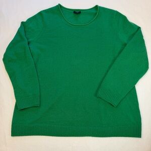 Talbots Cashmere Rollneck Sweater Green Women’s 1X